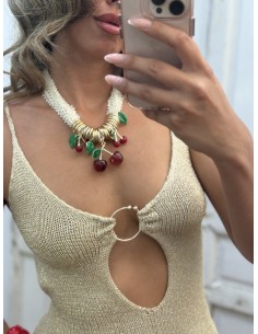 Collar cereza