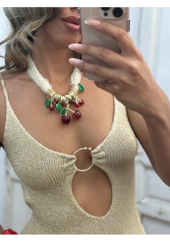 Collar cereza