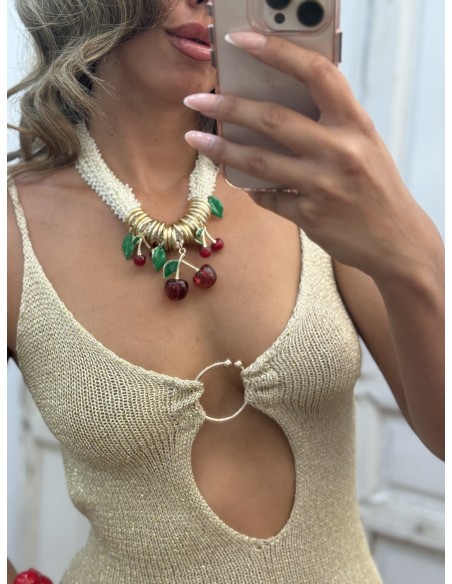 Collar cereza