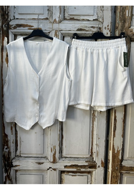 Conjunto 2 piezas lino