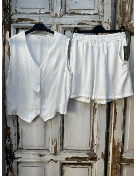 Conjunto 2 piezas lino