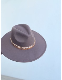 Sombrero Leopardo Marrón