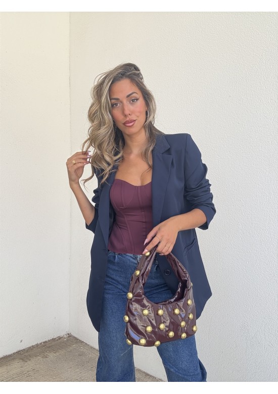 Blazer Over Azul Marino