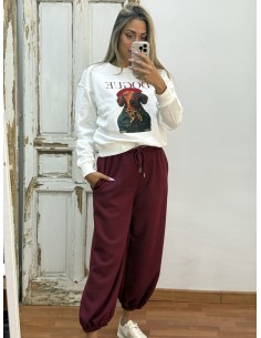 Sudadera Dogue blanco 2