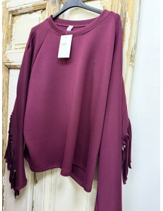 Sudadera Flecos