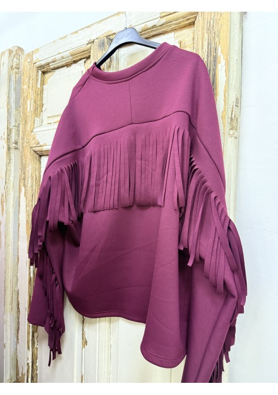 Sudadera Flecos