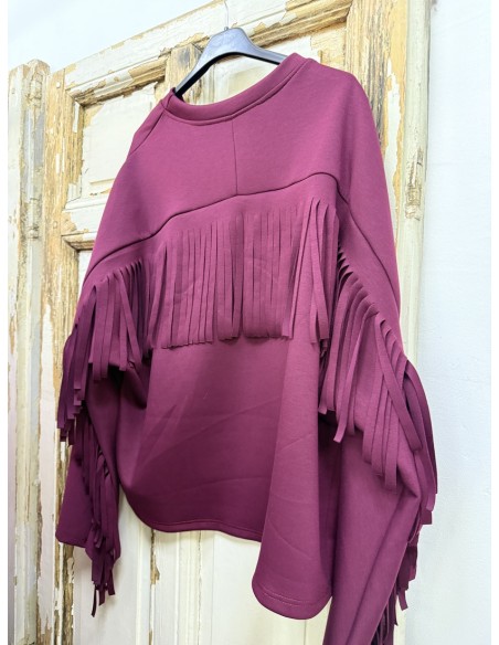 Sudadera Flecos