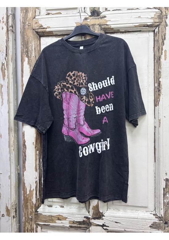 Camiseta oversize boots