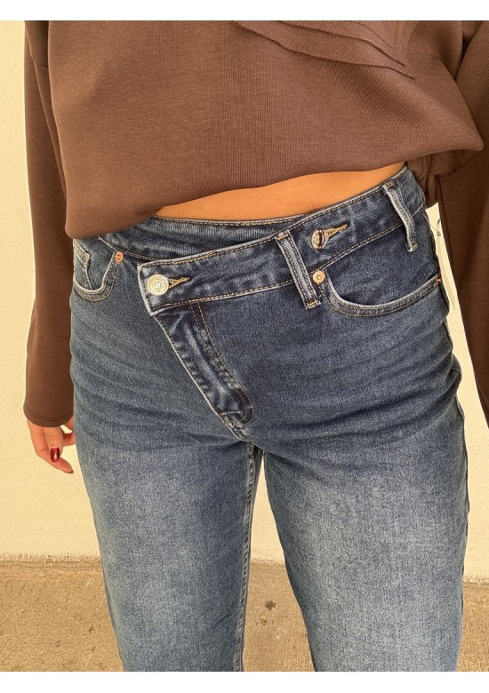 Jeans cruzado balloon