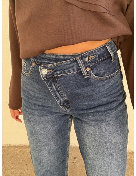 Jeans cruzado balloon