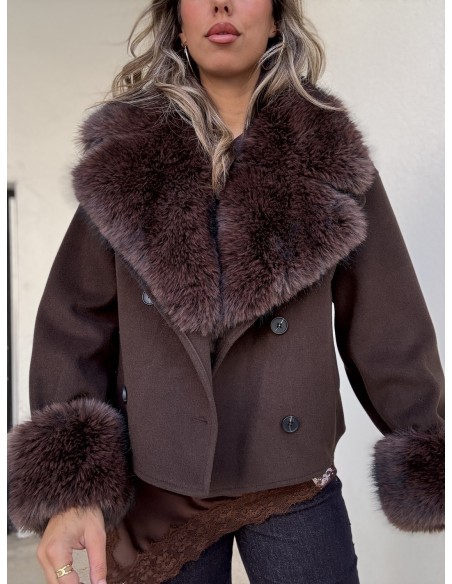Abrigo Marrón Pelo