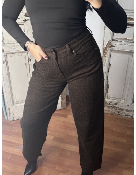 Jeans Ballon Leopardo