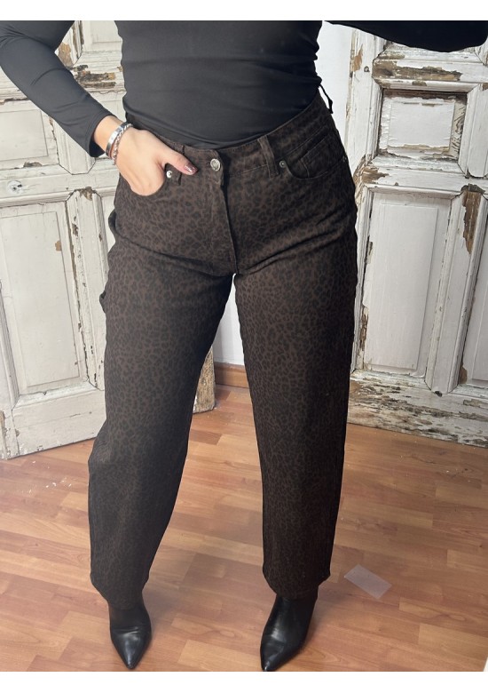 Jeans Ballon Leopardo
