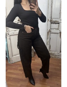 Jeans Ballon Leopardo