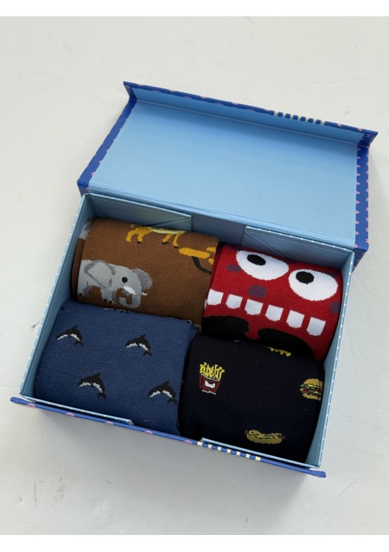 Caja 4 Calcetines Hombre