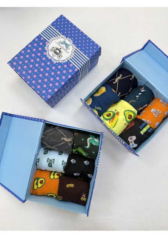 Caja 6 Calcetines Hombre