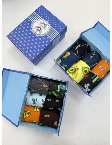 Caja 6 Calcetines Hombre