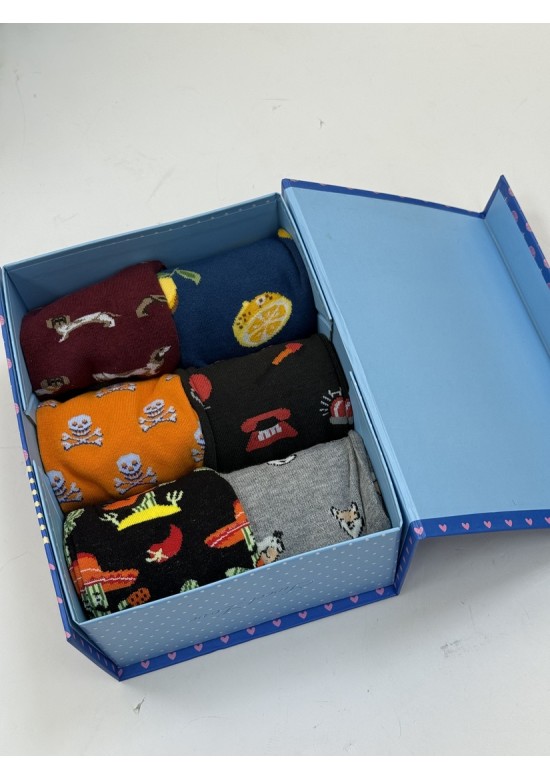 Caja 6 Calcetines Hombre