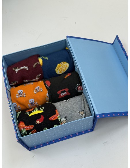 Caja 6 Calcetines Hombre