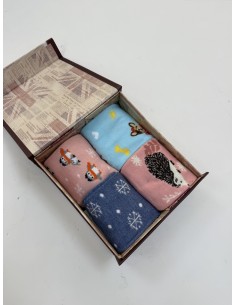 Caja 4 Calcetines Mujer 2