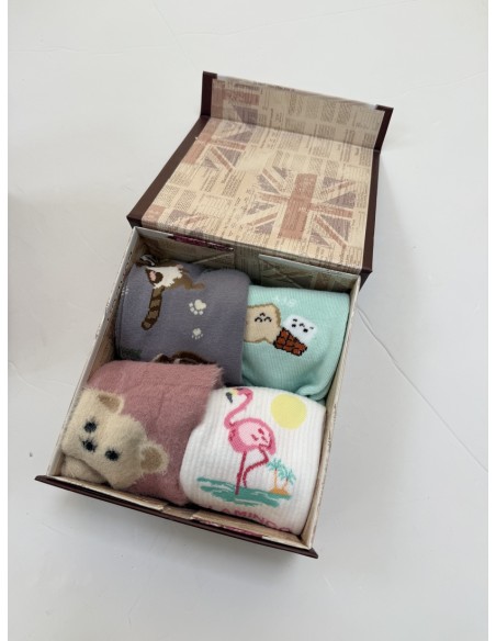 Caja 4 Calcetines Mujer