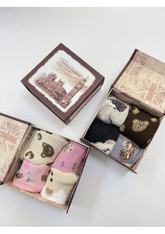 Caja 4 Calcetines Mujer