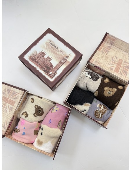 Caja 4 Calcetines Mujer