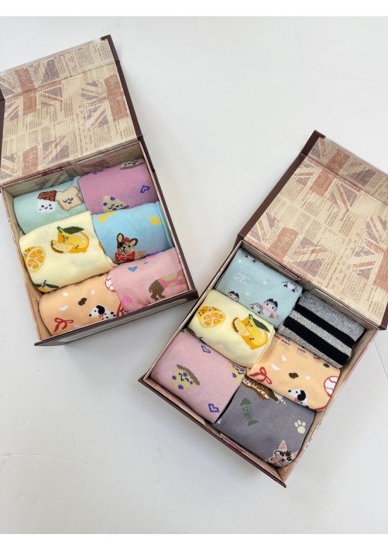 Caja 6 Calcetines Mujer