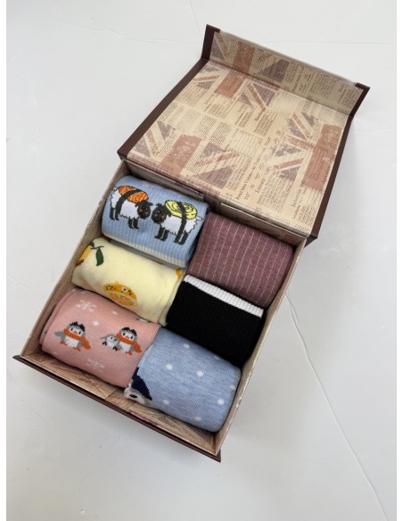 Caja 6 Calcetines Mujer