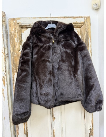 Abrigo pelito marrón