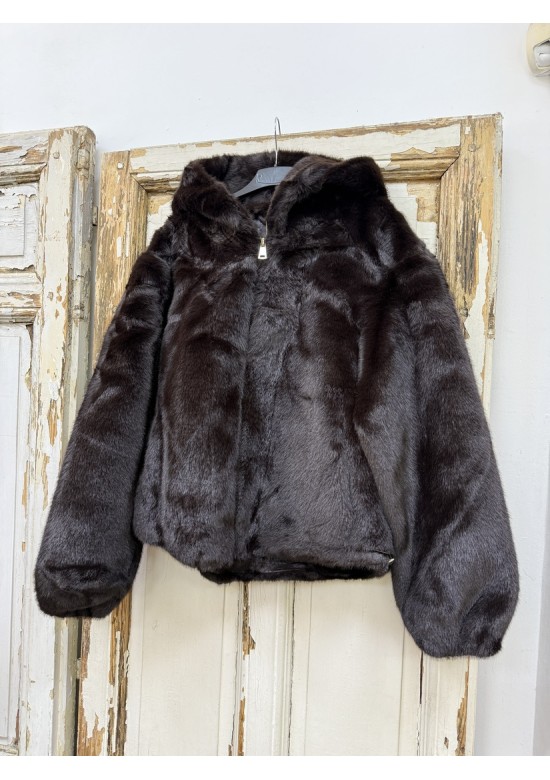 Abrigo pelito marrón