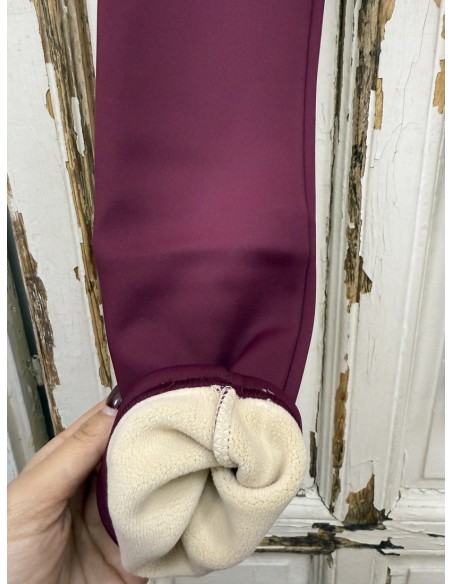 pantalon termico burdeo
