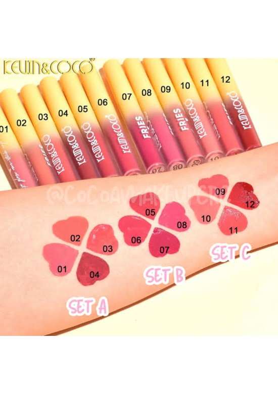 Set 4 Labiales Patatas Fritas