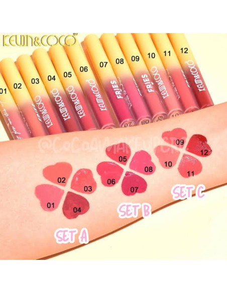 Set 4 Labiales Patatas Fritas