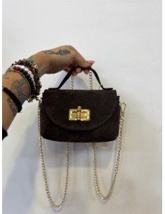 bolso marrón de piel 2