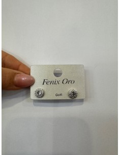 pendientes plateados