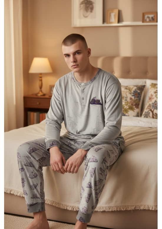 Pijama hombre bulldog