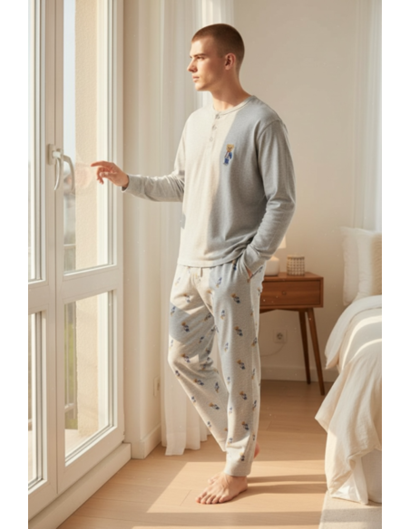 Pijama hombre bulldog